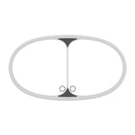Specchio ingranditore per trucco con luce LED a sfioramento per aletta parasole auto.