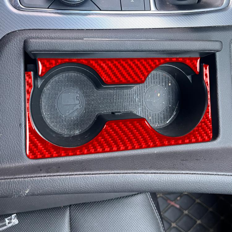 Adesivi portabicchieri in fibra di carbonio per Cadillac CT5 2019