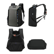 Wiersaam WY1350 Men Anti-Theft Business Backpack Laptop Bag For Travel With Password Lock, WY1350 Gray