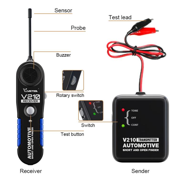 Tester per circuiti automobilistici VDIAGTOOL 6-42V