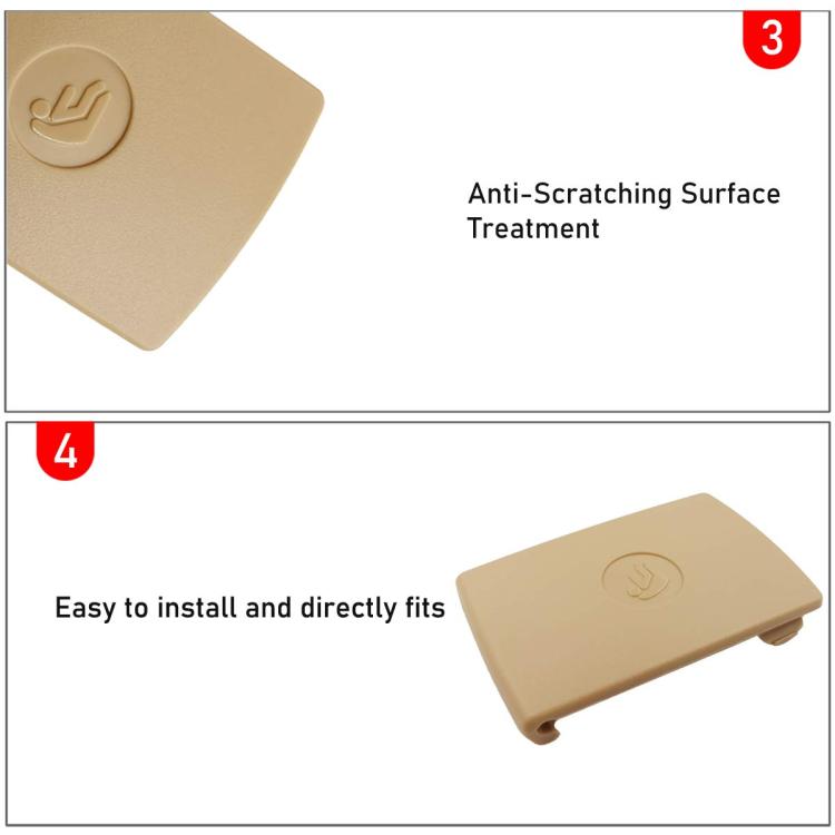 52207319686 Copertura per ancoraggio di sicurezza del seggiolino posteriore per bambini per BMW Serie 3 F30 F31