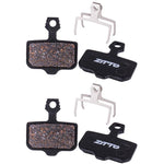 2 paia di pastiglie freno a disco per bicicletta ZTTO, in resina semimetallica, per mountain bike., MS-01B, MS-01D, MS-01E, MS-01F, MS-02A, MS-02B, MS-02D, MS-02F, MS-03F, MS-04B, MS-05B, MS-05C, MS-07B, MS-07C, MS-07C With Hole, MS-08A, MS-08B, MS-11A...