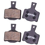 2 paia di pastiglie freno a disco per bicicletta ZTTO, in resina semimetallica, per mountain bike., MS-01B, MS-01D, MS-01E, MS-01F, MS-02A, MS-02B, MS-02D, MS-02F, MS-03F, MS-04B, MS-05B, MS-05C, MS-07B, MS-07C, MS-07C With Hole, MS-08A, MS-08B, MS-11A...