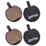 2 paia di pastiglie freno a disco per bicicletta ZTTO, in resina semimetallica, per mountain bike., MS-01B, MS-01D, MS-01E, MS-01F, MS-02A, MS-02B, MS-02D, MS-02F, MS-03F, MS-04B, MS-05B, MS-05C, MS-07B, MS-07C, MS-07C With Hole, MS-08A, MS-08B, MS-11A...
