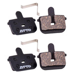2 paia di pastiglie freno a disco per bicicletta ZTTO, in resina semimetallica, per mountain bike., MS-01B, MS-01D, MS-01E, MS-01F, MS-02A, MS-02B, MS-02D, MS-02F, MS-03F, MS-04B, MS-05B, MS-05C, MS-07B, MS-07C, MS-07C With Hole, MS-08A, MS-08B, MS-11A...