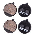 2 paia di pastiglie freno a disco per bicicletta ZTTO, in resina semimetallica, per mountain bike., MS-01B, MS-01D, MS-01E, MS-01F, MS-02A, MS-02B, MS-02D, MS-02F, MS-03F, MS-04B, MS-05B, MS-05C, MS-07B, MS-07C, MS-07C With Hole, MS-08A, MS-08B, MS-11A...