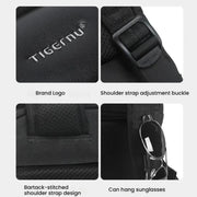 Men Expandable Waterproof Lightweight Laptop Backpack With Floating Zipper, Tigernu T-B9121  15.6 Inch, Tigernu T-B9121  17 Inch