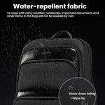Men Expandable Waterproof Lightweight Laptop Backpack With Floating Zipper, Tigernu T-B9121  15.6 Inch, Tigernu T-B9121  17 Inch