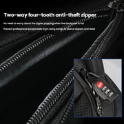 Men Anti-Theft Laptop Backpack with USB Charging Port, Headphone Hole & Comfort Shoulder Straps for Travel, Work Commute, Tigernu  15.6-inch Standard, Tigernu 19-inch Expandable