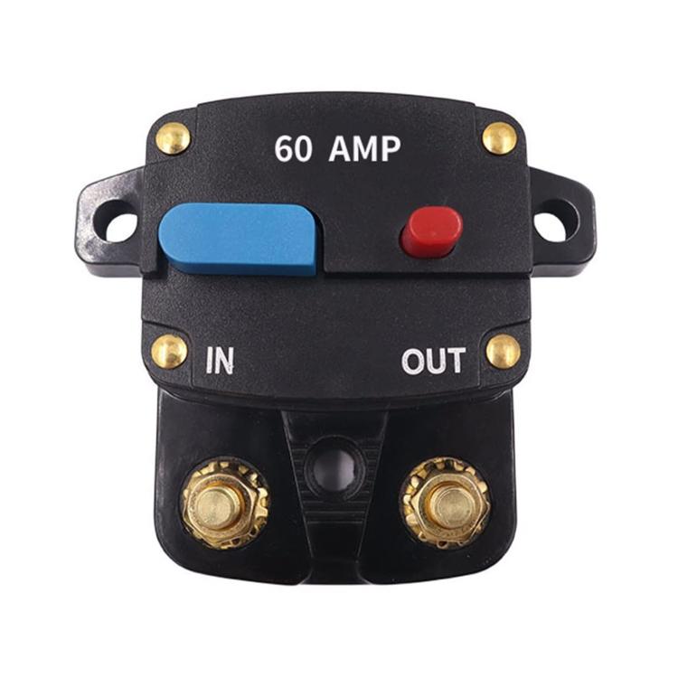 Interruttore fusibile per ripristino audio auto, protezione da cortocircuito e sovraccarico, interruttore automatico., 50A, 60A, 80A, 100A, 150A, 200A, 250A, 300A