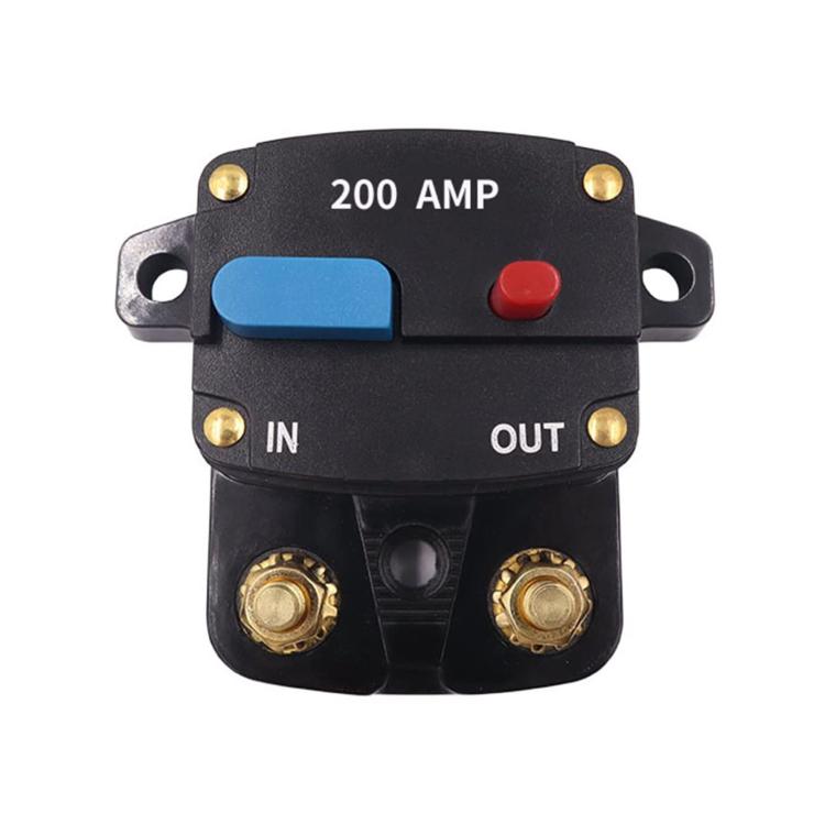 Interruttore fusibile per ripristino audio auto, protezione da cortocircuito e sovraccarico, interruttore automatico., 50A, 60A, 80A, 100A, 150A, 200A, 250A, 300A