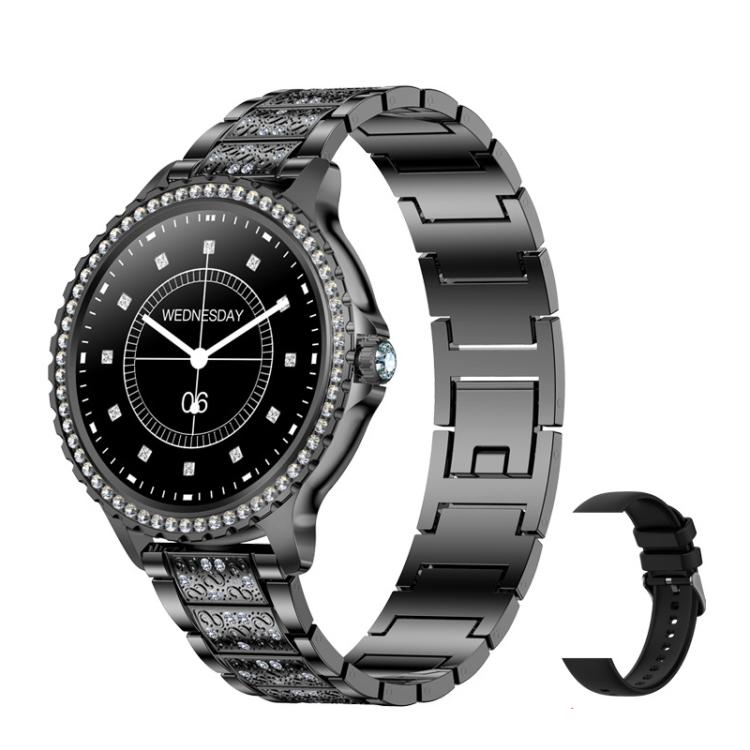 Smartwatch sportivo impermeabile con chiamate Bluetooth, assistente vocale AI, funzione Life Life, impermeabile e con chiamate Bluetooth., Black Silicone Strap, Gold Pink Silicone Strap, Silver Gray Silicone Strap                                       ...