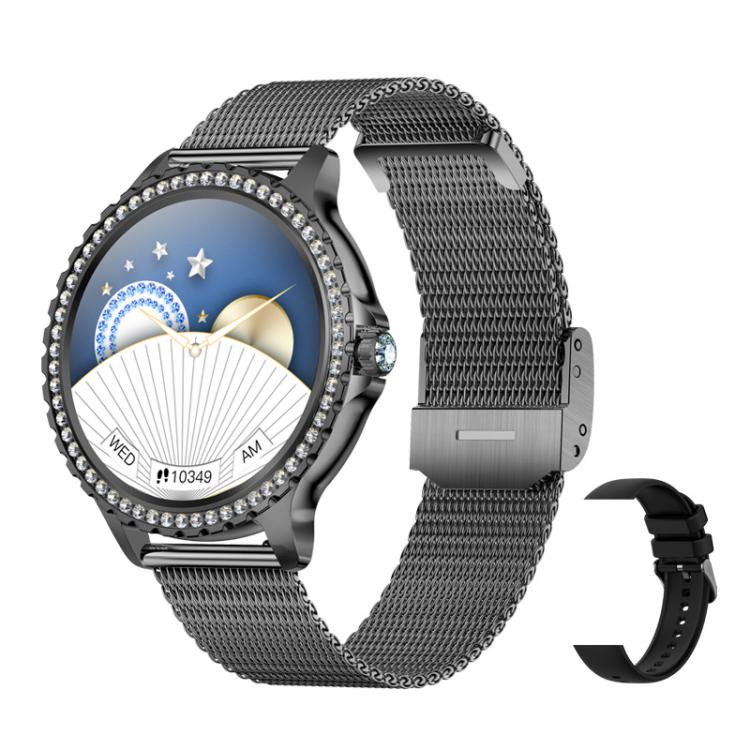 Smartwatch sportivo impermeabile con chiamate Bluetooth, assistente vocale AI, funzione Life Life, impermeabile e con chiamate Bluetooth., Black Silicone Strap, Gold Pink Silicone Strap, Silver Gray Silicone Strap                                       ...