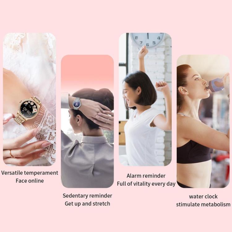 Smartwatch sportivo impermeabile con chiamate Bluetooth, assistente vocale AI, funzione Life Life, impermeabile e con chiamate Bluetooth., Black Silicone Strap, Gold Pink Silicone Strap, Silver Gray Silicone Strap                                       ...