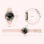 Smartwatch sportivo impermeabile con chiamate Bluetooth, assistente vocale AI, funzione Life Life, impermeabile e con chiamate Bluetooth., Black Silicone Strap, Gold Pink Silicone Strap, Silver Gray Silicone Strap                                       ...