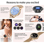 Smartwatch sportivo impermeabile con chiamate Bluetooth, assistente vocale AI, funzione Life Life, impermeabile e con chiamate Bluetooth., Black Silicone Strap, Gold Pink Silicone Strap, Silver Gray Silicone Strap                                       ...