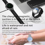 Smartwatch sportivo impermeabile con chiamate Bluetooth, assistente vocale AI, funzione Life Life, impermeabile e con chiamate Bluetooth., Black Silicone Strap, Gold Pink Silicone Strap, Silver Gray Silicone Strap                                       ...