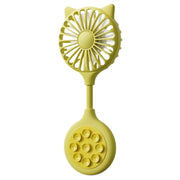 Mini Suction Cup Fan USB Rechargeable Desktop Portable Folding Fan