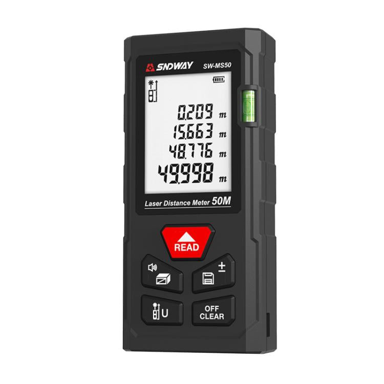 Misuratore laser distanza SNDWAY SW-MS50/70/100 fino 100m