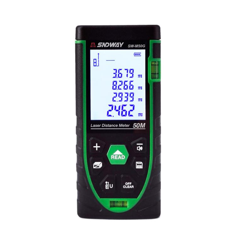 Telemetro laser verde SNDWAY SW-M50G 50m, SW-M70G 70m, SW-M100G 1