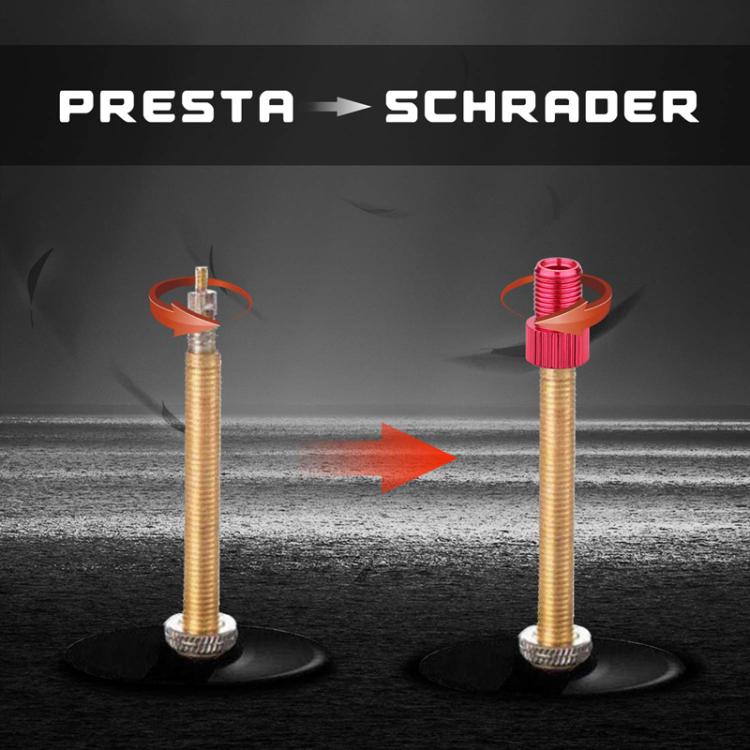 Kit di conversione da valvola Presta a Schrader per bicicletta da strada e mountain bike ZTTO (10 pezzi)