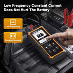 Tester batteria auto 12V/24V con schermo LED 2,4 pollici