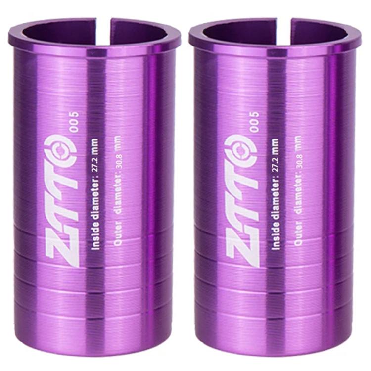 2 pezzi ZTTO Manicotto di conversione per reggisella da bicicletta, copertura riduttrice, 25.4-27.2mm 001, 27.2-28.6mm 003, 27.2-30.4mm 004, 27.2-30.8mm 005, 27.2-31.6mm 006, 27.2-33.9mm 007, 31.8-34.9mm 008, 30.9-31.6mm 009, 25.4-30.9mm 010           ...