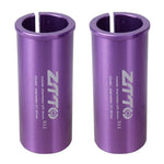 2 pezzi ZTTO Manicotto di conversione per reggisella da bicicletta, copertura riduttrice, 25.4-27.2mm 001, 27.2-28.6mm 003, 27.2-30.4mm 004, 27.2-30.8mm 005, 27.2-31.6mm 006, 27.2-33.9mm 007, 31.8-34.9mm 008, 30.9-31.6mm 009, 25.4-30.9mm 010           ...