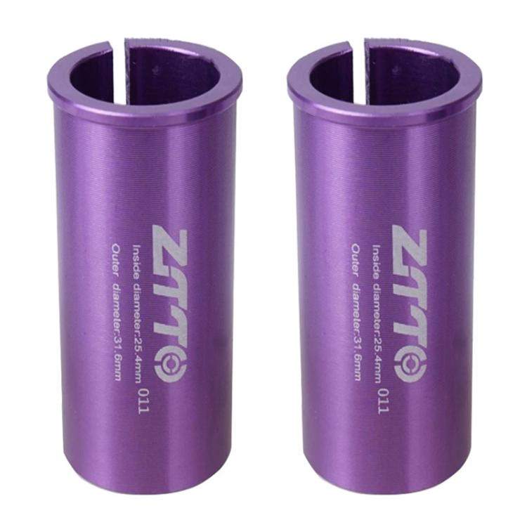 2 pezzi ZTTO Manicotto di conversione per reggisella da bicicletta, copertura riduttrice, 25.4-27.2mm 001, 27.2-28.6mm 003, 27.2-30.4mm 004, 27.2-30.8mm 005, 27.2-31.6mm 006, 27.2-33.9mm 007, 31.8-34.9mm 008, 30.9-31.6mm 009, 25.4-30.9mm 010           ...