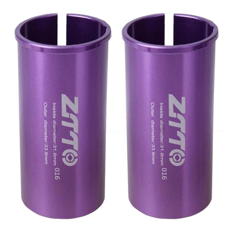 2 pezzi ZTTO Manicotto di conversione per reggisella da bicicletta, copertura riduttrice, 28.6-31.8mm 014, 30.9-36mm 015, 31.6-33.9mm 016, 22.2-25.4mm 017, 33.9-34.9mm 018, 25.4-28.6mm 002