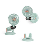Ventilatore portatile ricaricabile con rotazione 360°