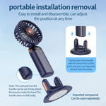 Ventilatore portatile ricaricabile con rotazione 360°