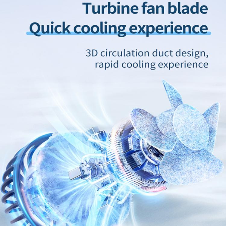 Ventilatore portatile ricaricabile con rotazione 360°