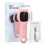 Set esperimenti scientifici per bambini con microscopio 500X