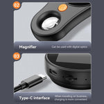 Microscopio ottico portatile 500X con schermo IPS 2 pollici