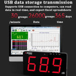 Decibelmetro da parete 9.6" con display grande SW-525D
