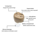 Amplificatore acustico con riduzione rumore e batterie