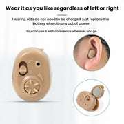 Hearing Aid Sound Amplifier Elderly Noise Reduction Sound Collector Hearing Aid Accessories, Battery Model