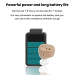 Amplificatore acustico con riduzione rumore e batterie