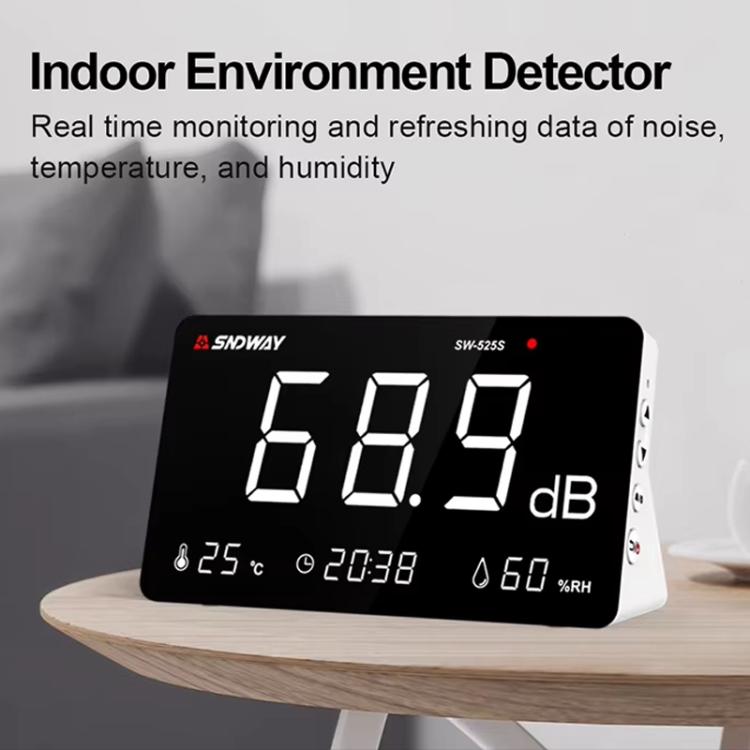 Misuratore decibel temperatura e umidità SW-525S