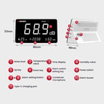 Misuratore decibel temperatura e umidità SW-525S