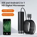Microscopio Digitale USB Tipo-C e 8 Pin 1600X