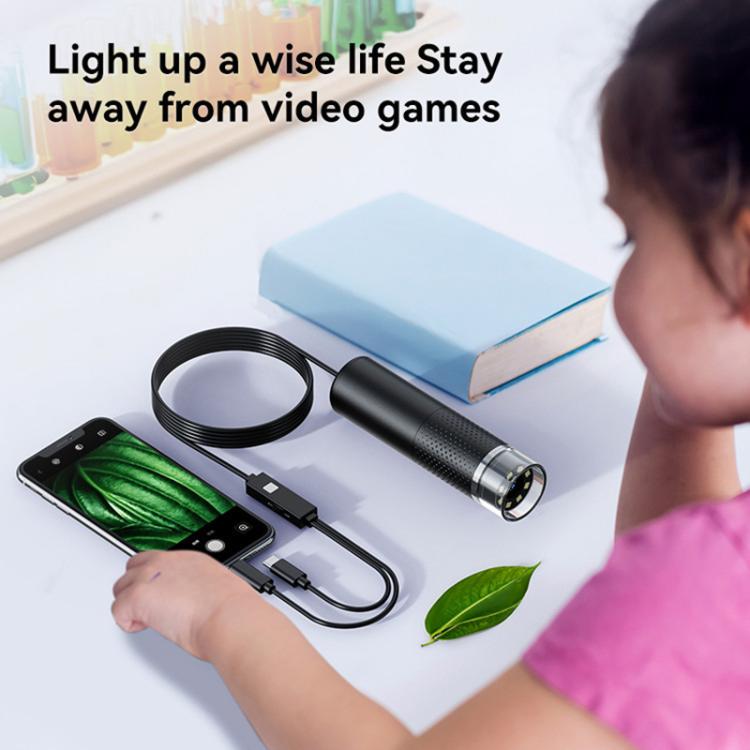 Microscopio Digitale USB Tipo-C e 8 Pin 1600X