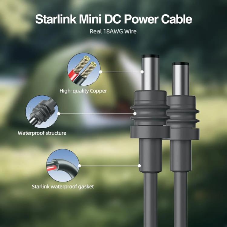 Mini 5.5 X 2.1mm DC To DC Power Cable, EDUP EP-SK0098 2m, EDUP EP-SK0098 5m