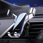 Supporto per cellulare da auto Leeioo con clip per presa d'aria a gravità.