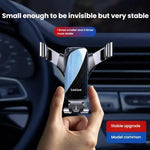 Supporto per cellulare da auto Leeioo con clip per presa d'aria a gravità.