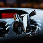 Supporto per cellulare da auto Leeioo con clip per presa d'aria a gravità.