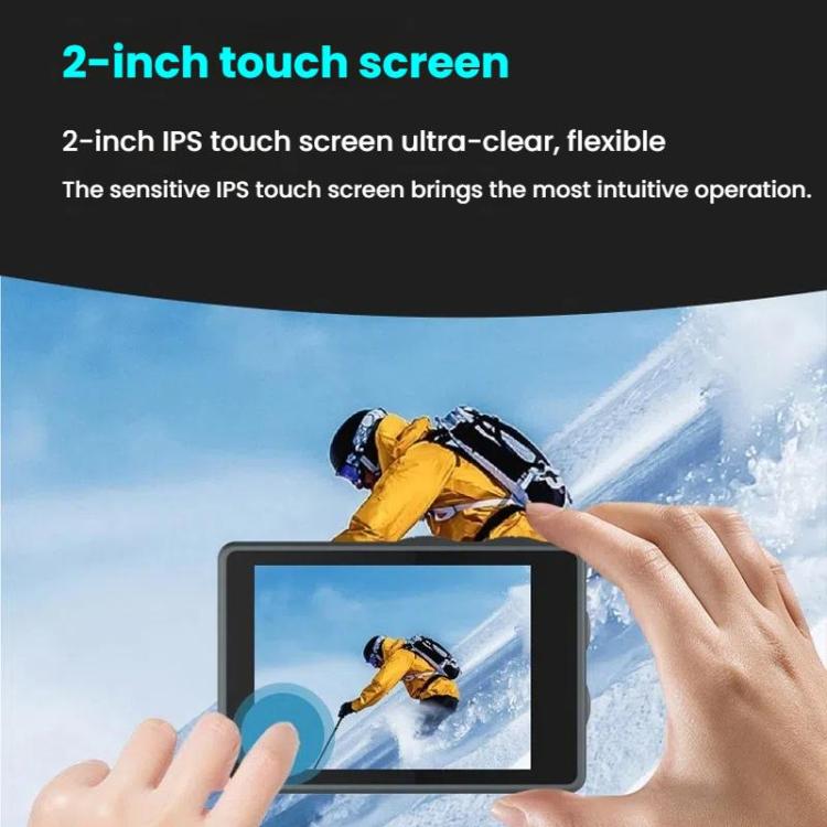 Videocamera d'azione 5K con stabilizzazione e telecomando