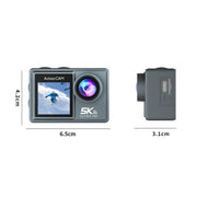 Videocamera d'azione 5K con stabilizzazione anti-vibrazione, riprese HD all'aperto, registratore per ciclismo, videocamera subacquea, M40TR With Touch Screen + Remote Control, M40TRW With Touch Screen + Integrated Remote-Controlled Microphone
