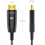 DTECH DT-HF8005 8K 60Hz HDMI 2.1 Fiber Optic Cable Dolby Atmos, EARC For PS5, Xbox, Home Theater, Gaming Monitor, 2m, 3m, 5m, 8m, 10m, 15m, 20m
